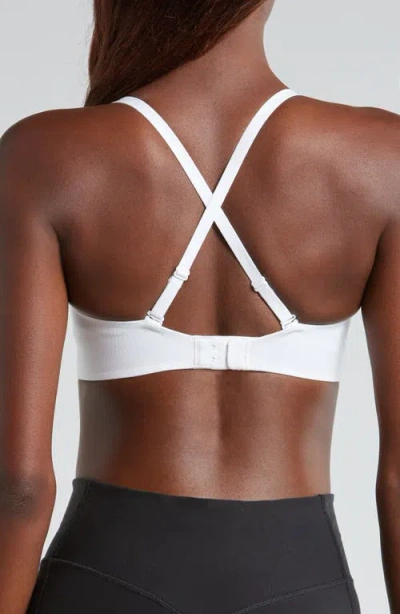 Nike Alate Minimalist Dri-fit Padded Sports Bra In White