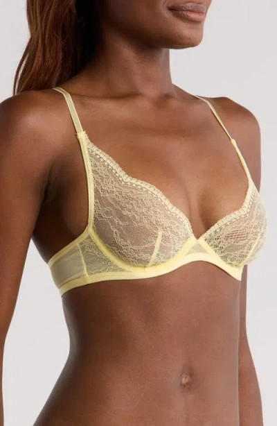 Hunkemoller Hunkemöller Isabelle Lace Demi Underwire Bra In Neutral