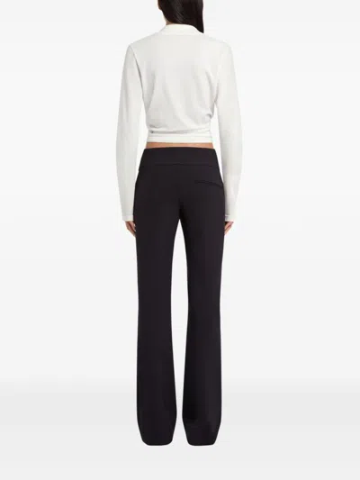 Courrèges Cropped Top With Twist Detailing In White