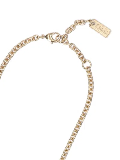 Chloé Necklace With Horse Head Pendant In Gold
