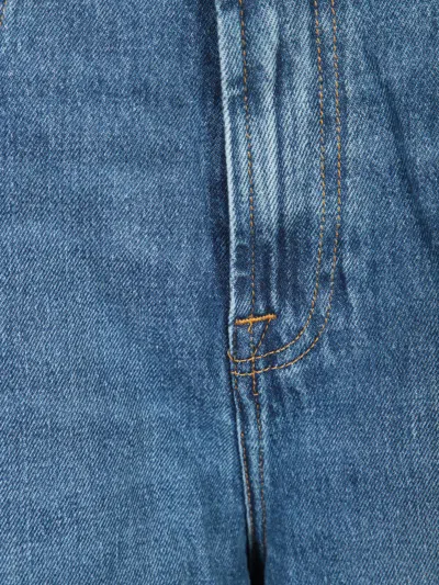 7 For All Mankind Wide-leg Jeans With Vintage Wash In Blue