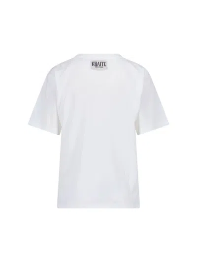 Khaite The Mae T-shirt In White