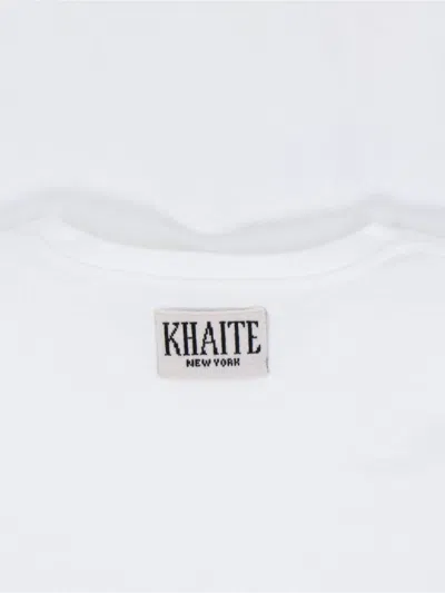 Khaite The Mae T-shirt In White