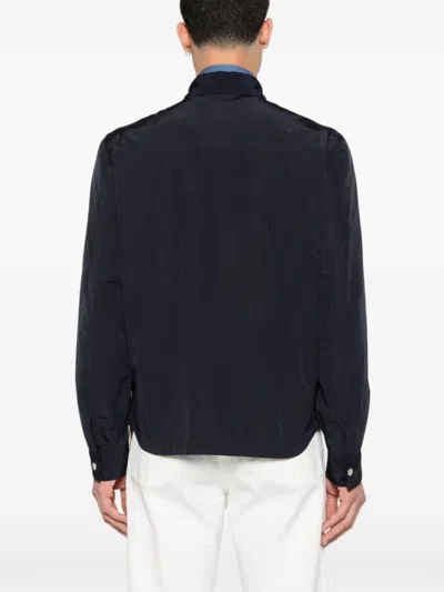 Brunello Cucinelli Logo-buttons Jacket In Blue