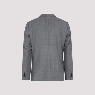 Paul Smith Grey Wool-blend Suit With Tailored Fit In Gray