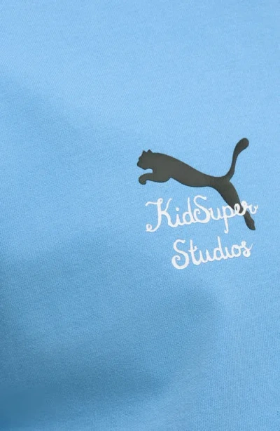 Puma Kidsuper X Manchester City Graphic T-shirt Men In Blue