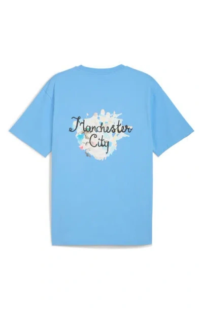 Puma Kidsuper X Manchester City Graphic T-shirt Men In Blue
