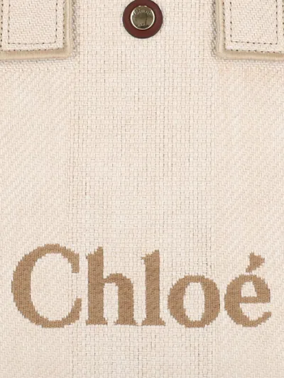 Chloé Tote Bag With Contrast Trim And Handles