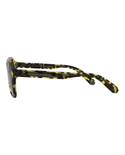Philipp Plein Aviator-frame Acetate Sunglasses Man Sunglasses Multicolored Size 57 Acetate
