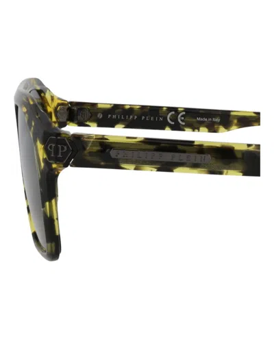 Philipp Plein Aviator-frame Acetate Sunglasses Man Sunglasses Multicolored Size 57 Acetate