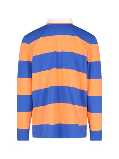 Polo Ralph Lauren Cotton Striped Rugby Shirt In Multi
