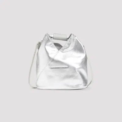 Mm6 Maison Margiela Mm6 By Maison Margiela Metallic Leather Shoulder Bag With Folded Design