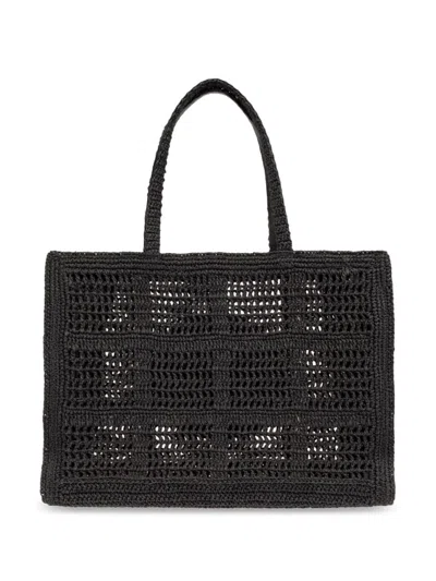 Tory Burch Woven Raffia Tote Bag