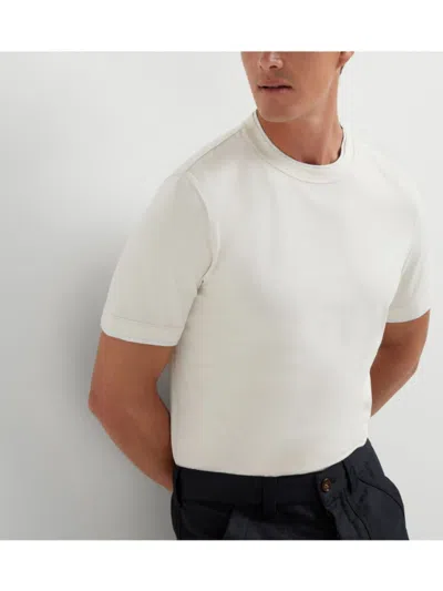 Brunello Cucinelli T-shirt With Layered Design In White