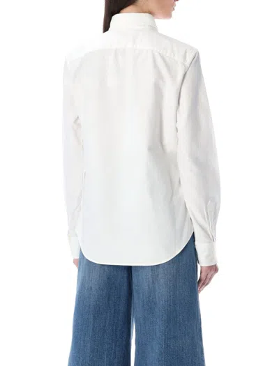 Polo Ralph Lauren Casual Button-up Shirt With Long Sleeves In White