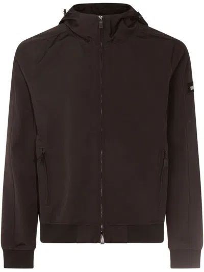 Add Drawstring Hood Jacket With Logo Patch