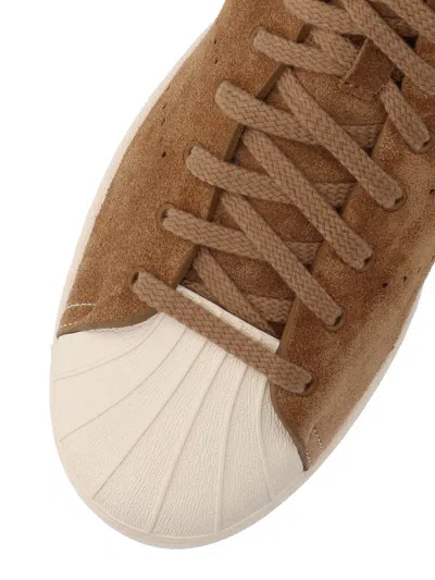 Adidas Originals Adidas X Wales Bonner X Wales Bonner Superstar Brushed Suede Sneakers In Brown