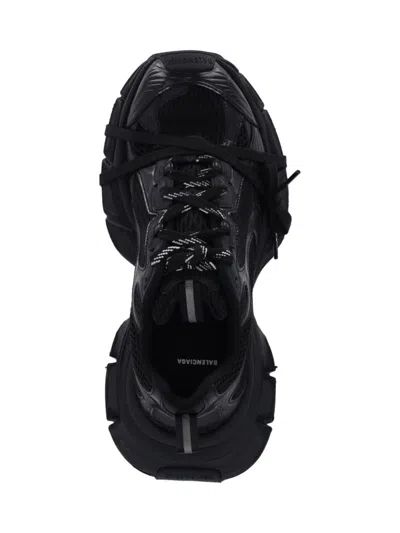 Balenciaga Black Mesh And Rubber 3 Xl Sneakers In Black