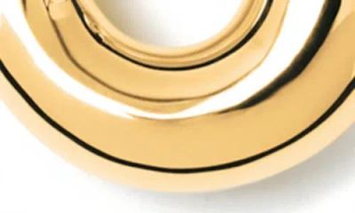 Lie Studio Rose Earrings In Gold