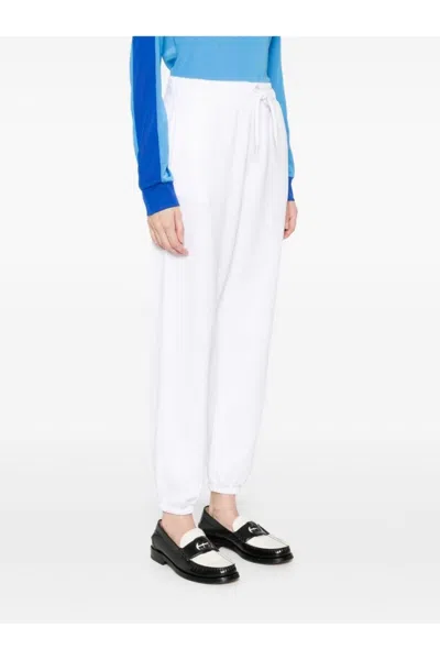 Polo Ralph Lauren Ankle-length Athletic Pants With Relaxed Fit In White