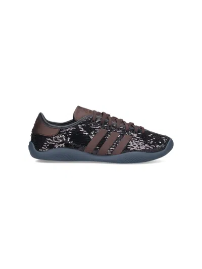 Adidas Originals Adidas X Wales Bonner Karintha Lo Sequin Sneaker In Brown