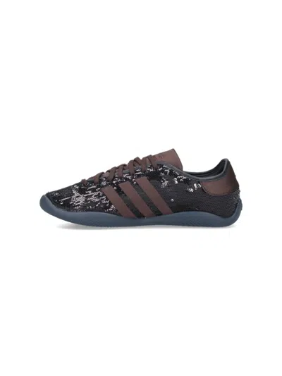 Adidas Originals Adidas X Wales Bonner Karintha Lo Sequin Sneaker In Brown