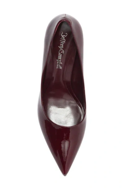 Jeffrey Campbell Nikia Pointed Toe Pump In Red