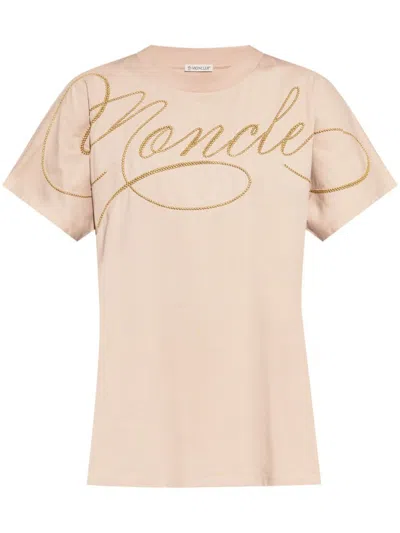 Moncler Powder Pink Crew Neck T-shirt