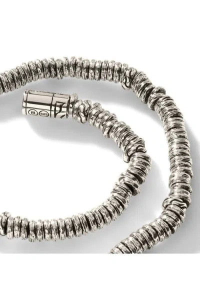 John Hardy Heishi Beaded Bracelet In Metallic