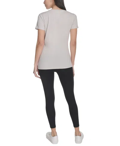 Calvin Klein Performance Women's Logo T-shirt In Gray