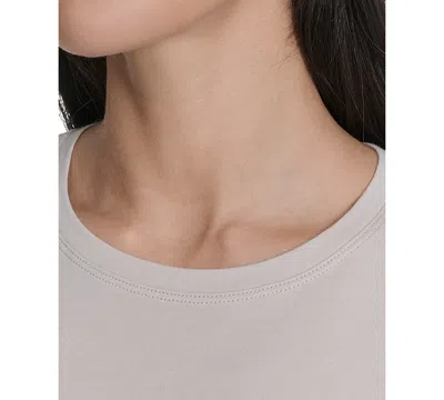 Calvin Klein Performance Women's Logo T-shirt In Gray