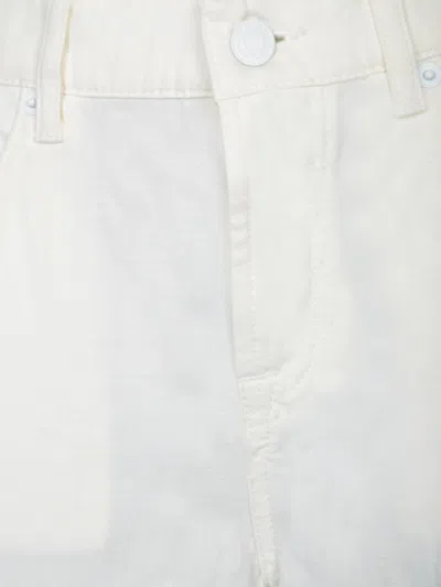 7 For All Mankind High-waisted White Jeans With Relaxed Silhouette In White