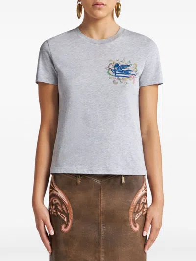 Etro T-shirts And Polos In Gray