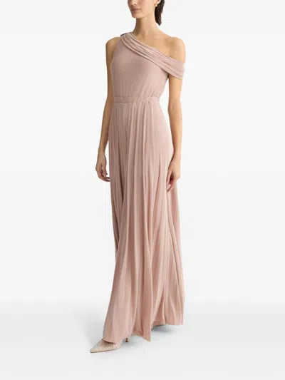 Liu •jo Liu Jo Elegant Powder Pink Sleeveless Evening Dress In Pink