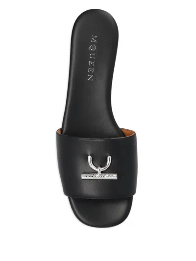 Alexander Mcqueen Open Toe Slip-on Sandals