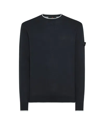 Peuterey Men's Sweater  Caliper 01 215 Blu In Black