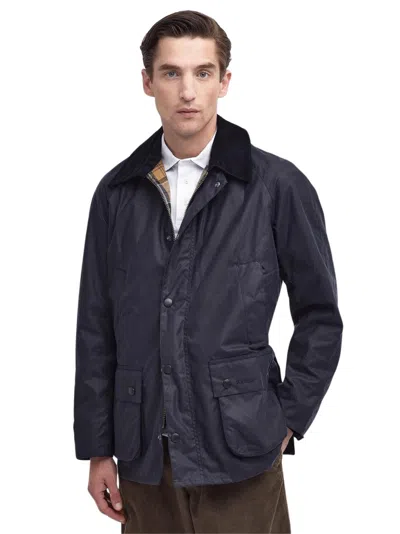 Barbour Ashby Wax Jacket In Black