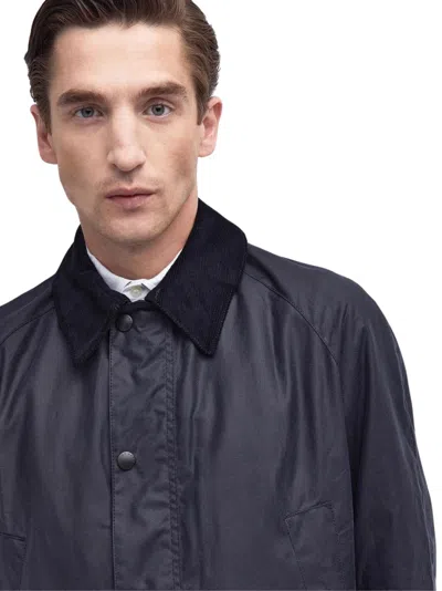 Barbour Ashby Wax Jacket In Black