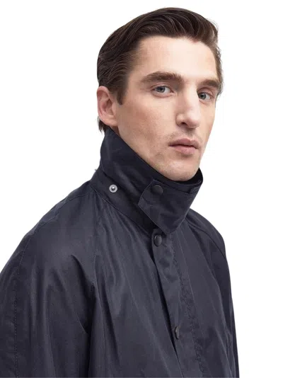 Barbour Ashby Wax Jacket In Black