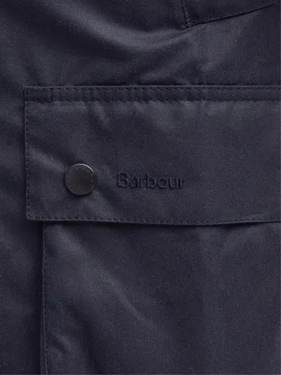Barbour Ashby Wax Jacket In Black