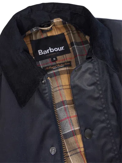 Barbour Ashby Wax Jacket In Black