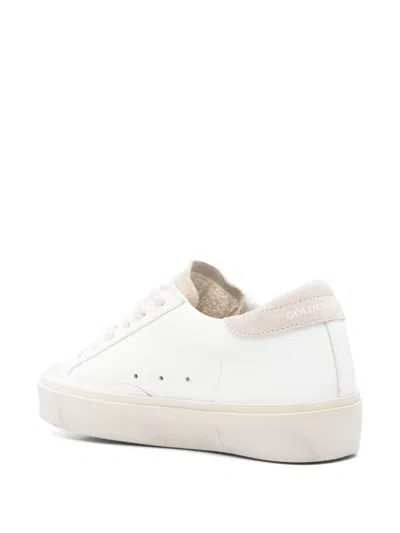 Golden Goose Classic White Sneakers With Flatform Sole