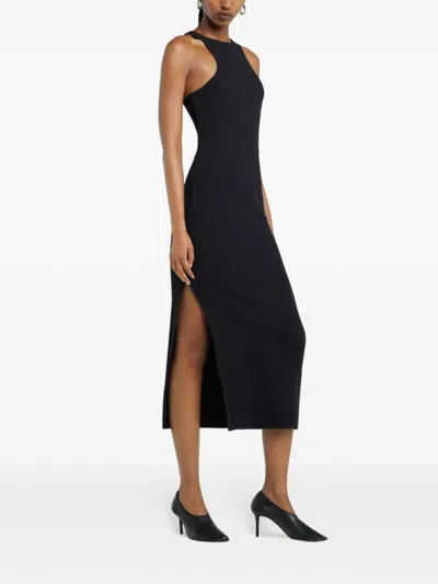 Courrèges Courregès Canale Navy Scuba Straps Dress