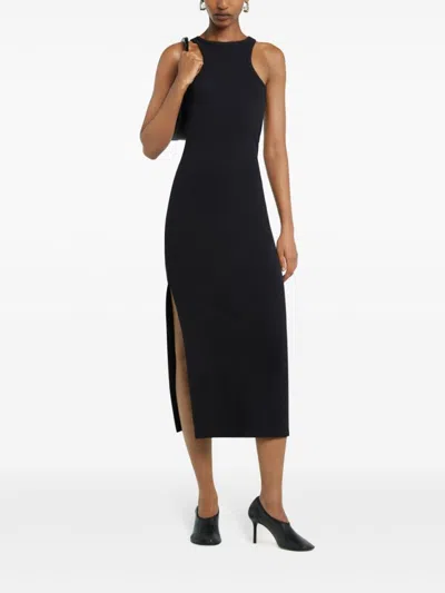 Courrèges Courregès Canale Navy Scuba Straps Dress