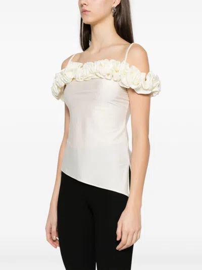 Coperni Sleeves Off-the-shoulder Ruffled Top