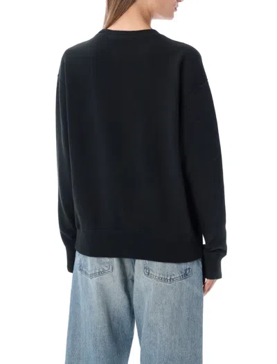 Polo Ralph Lauren Pony Crewneck In Soft Cotton Blend In Black