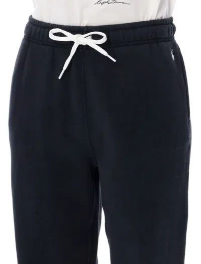 Polo Ralph Lauren Relaxed Fit Jogging Pants With Drawstring Waistband In Black