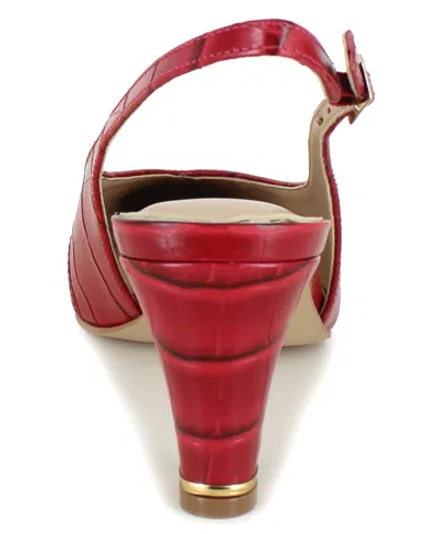 Kenneth Cole New York Women's Meilani Slingback Pumps In Red