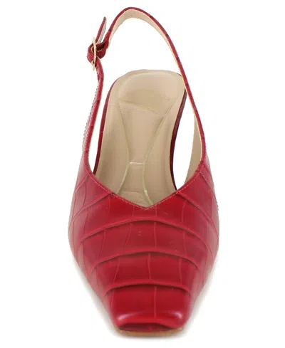 Kenneth Cole New York Women's Meilani Slingback Pumps In Red