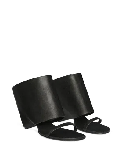 Courrèges Wedge Heel Slip-on Sandals